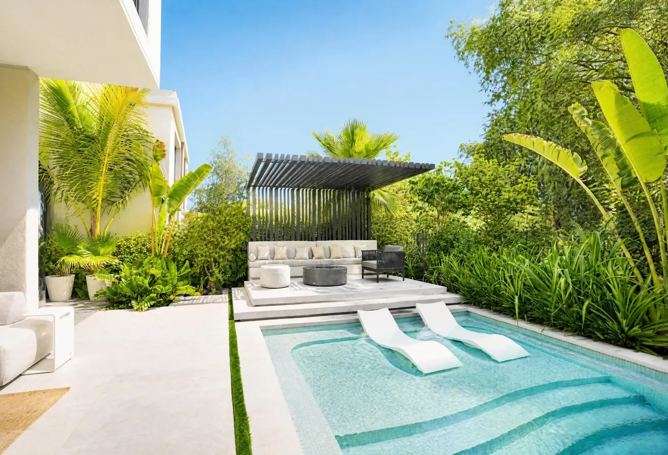 Luxury villa with private pool in Tilal Al Ghaf, Dubai