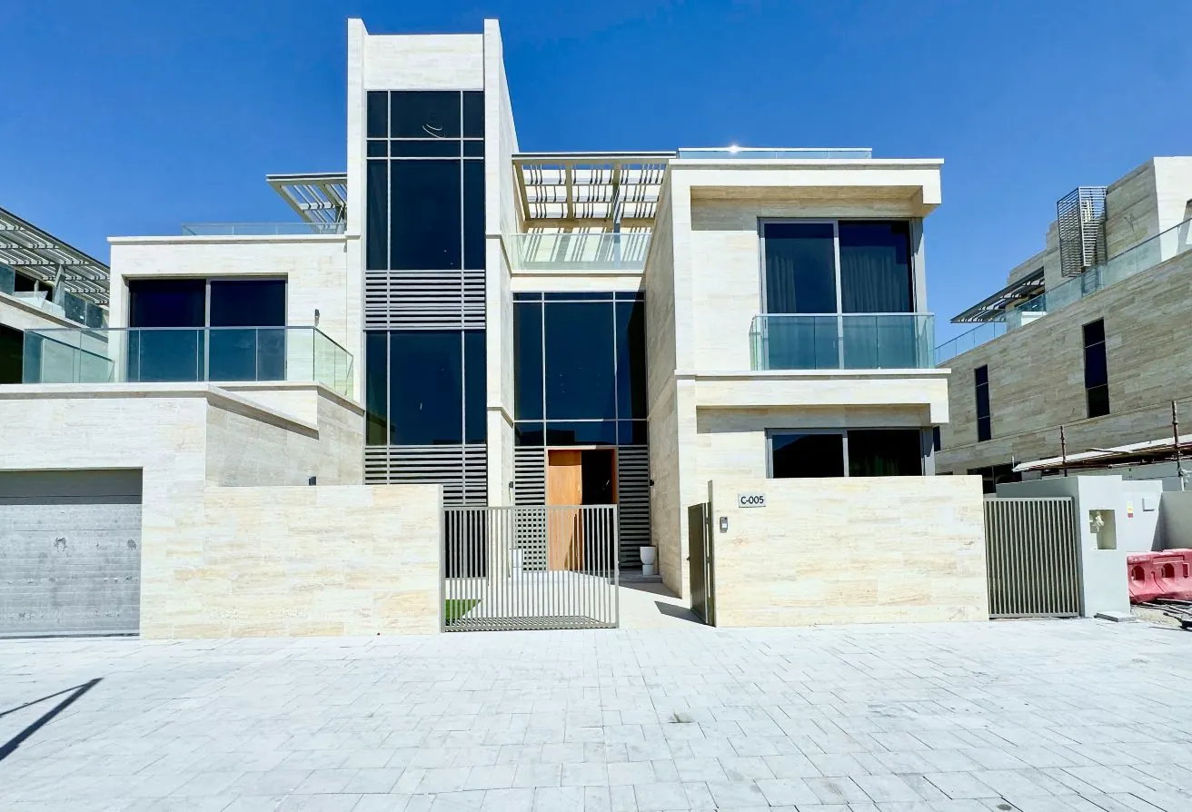 Private pool villa with lagoon views in Dubai South